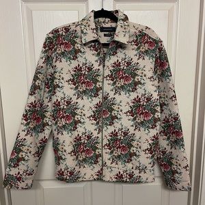 Urban Outfitters Men’s Floral Jacket / Zip Shirt